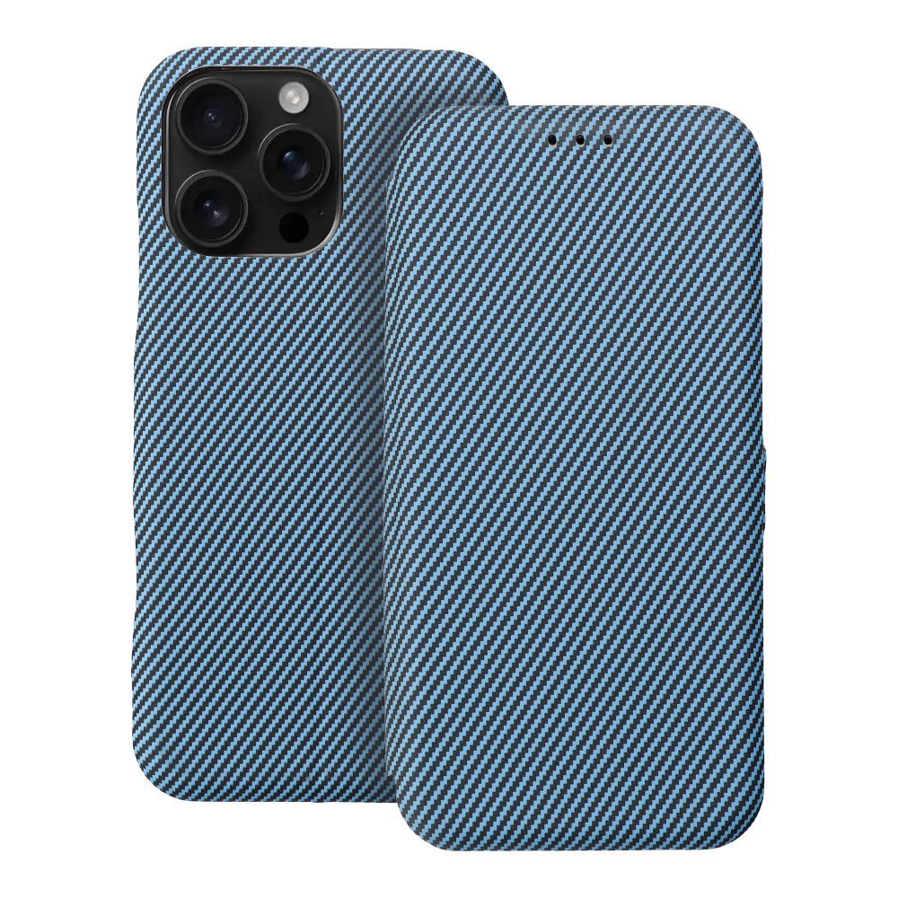FOLIO Sānu magnētiskais grāmatas apvalks IPHONE 16 PRO MAX zils