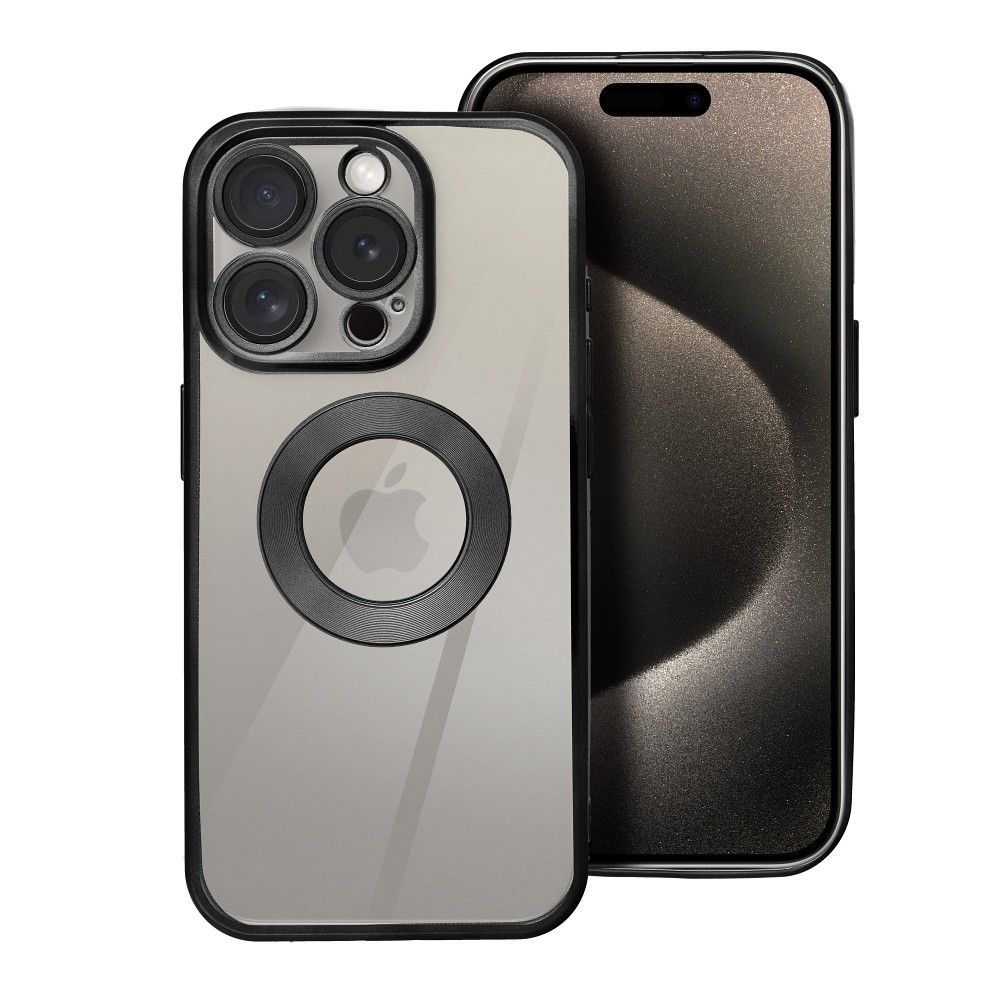Case for iPhone 17 Pro Max / 18 Pro Max (low camera edge) Glam black