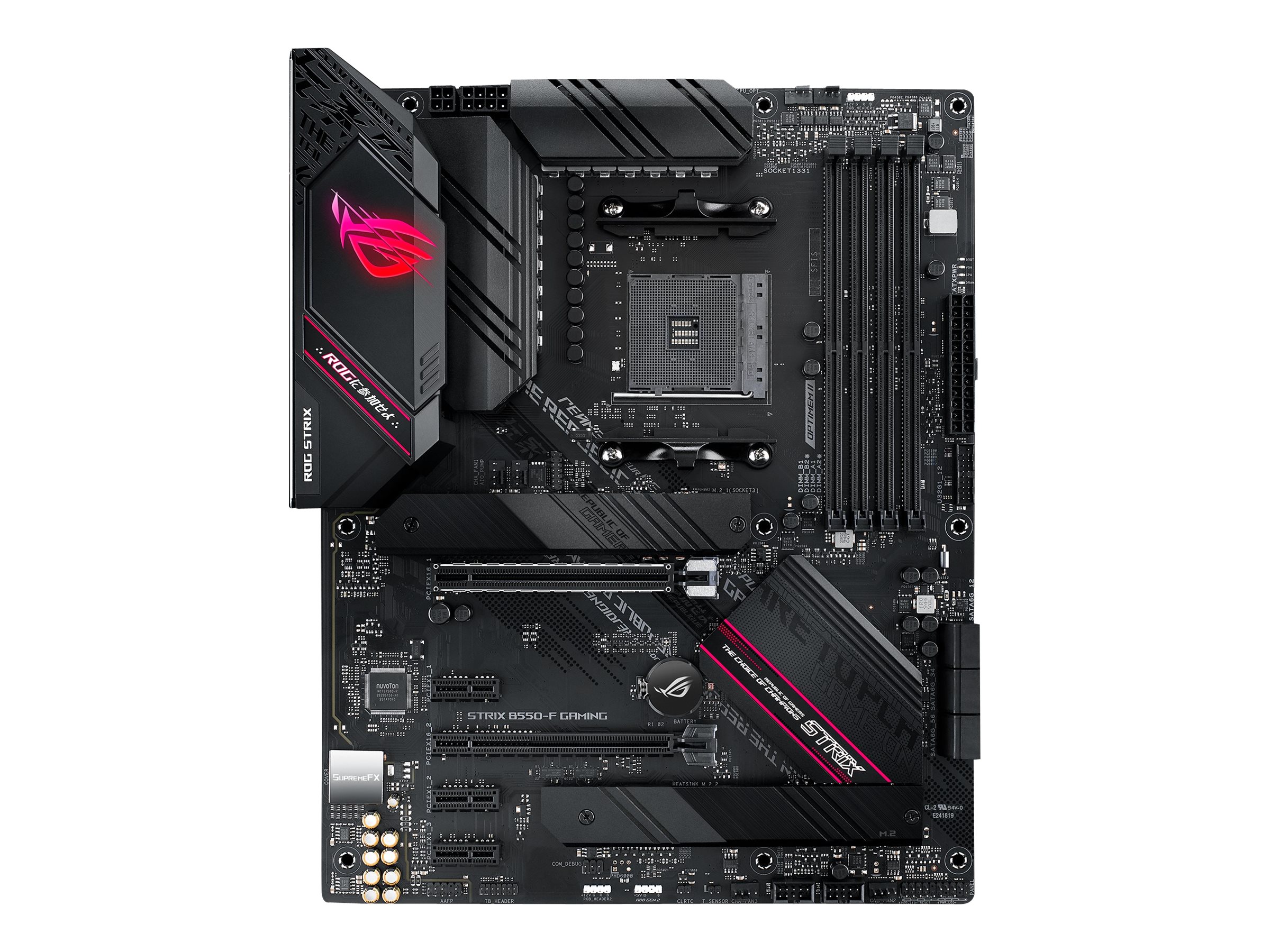 ASUS ROG Strix B550-F Gaming Mātesplate AMD B550 AM4 ATX DDR4 4 sloti