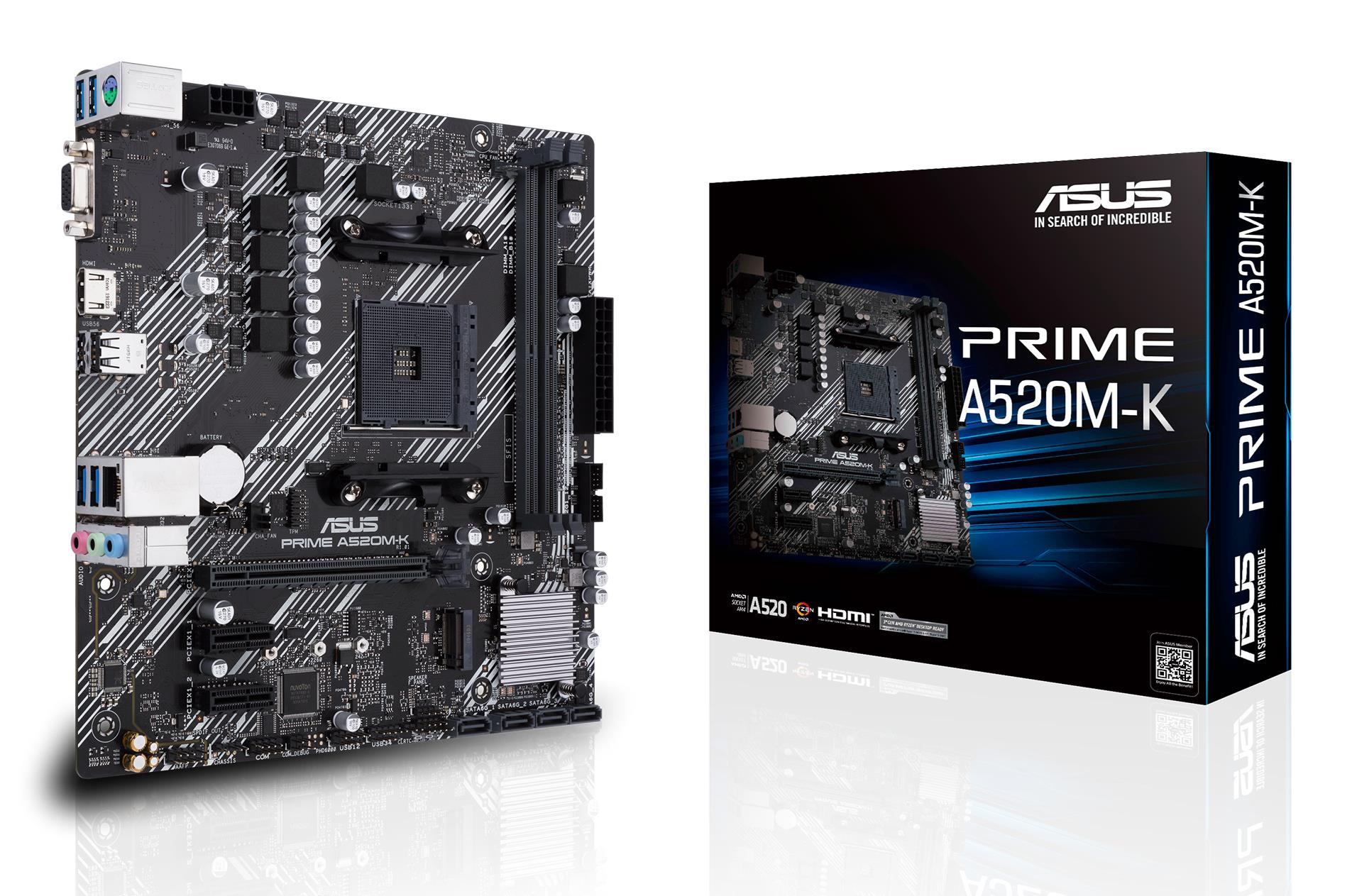 ASUS PRIME A520M-K AMD Socket AM4