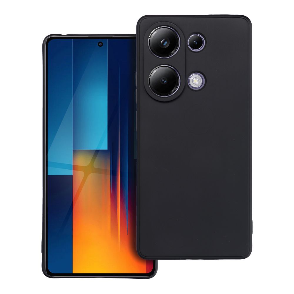 MATT viedtālruņa apvalks XIAOMI POCO M6 Pro melns