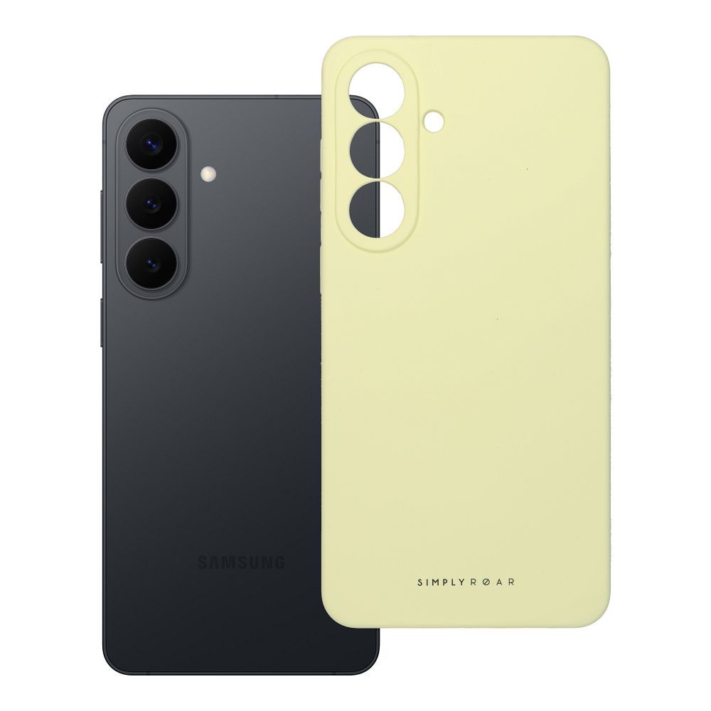 ROAR - Viedtālruņa apvalks CLOUD SKIN priekš SAMSUNG S26 Edge gaiši dzeltenais