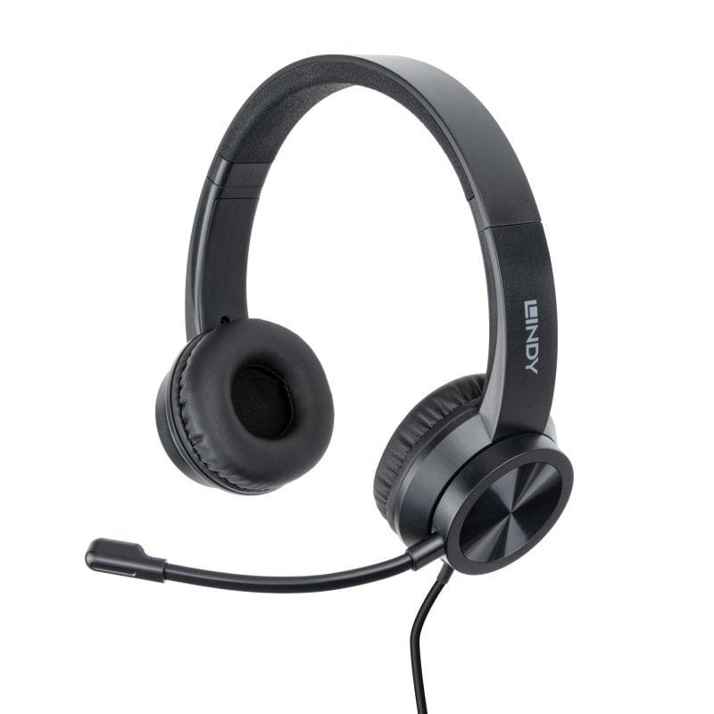 USB-C austiņas ar mikrofonu birojam 20439 Lindy