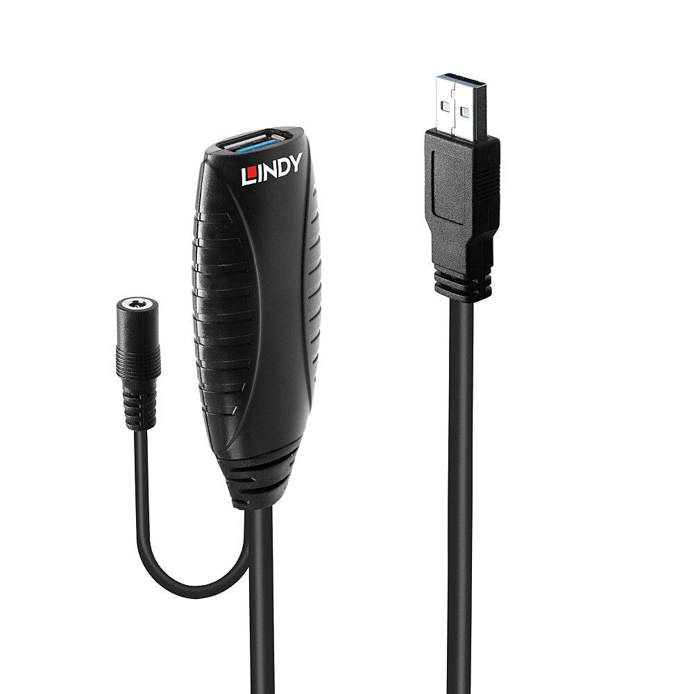 KABELIS USB3 aktīvs pagarinātājs/15M 43099 LINDY