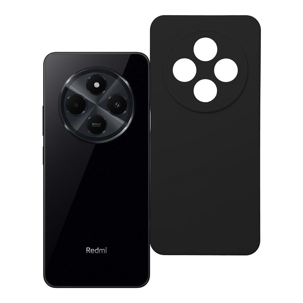 SILIKONA viedtālruņa apvalks XIAOMI Redmi 14C melns