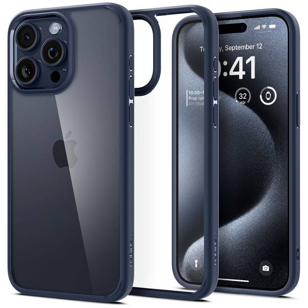 Spigen Ultra Hybrid viedtālruņa apvalks iPhone 16 Pro Max – zils