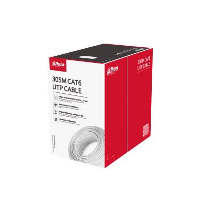 Kabelis DAHUA Cat6 UTP 305m balts