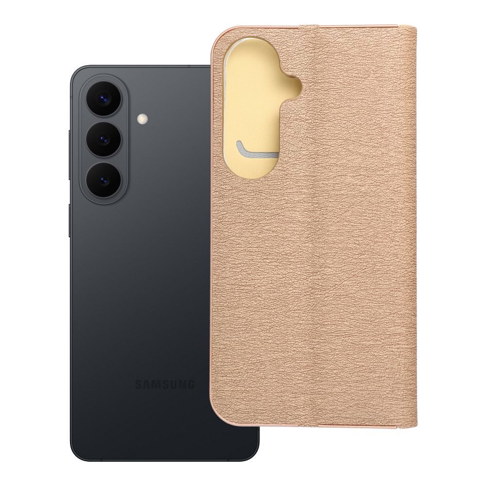 Чехол-книжка Samsung S26 Luna Book Gold золотой