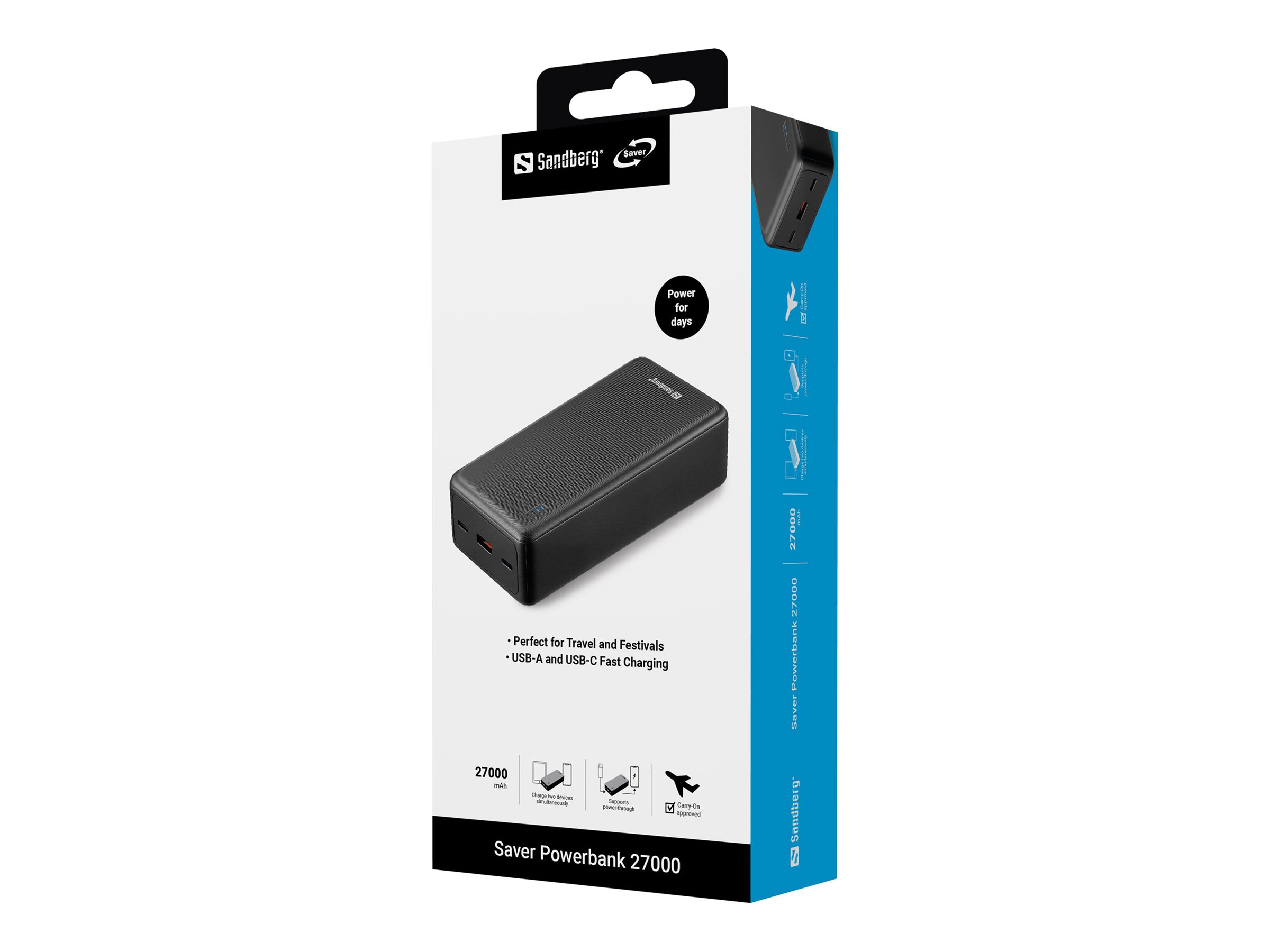 SANDBERG Saver power bank 27000