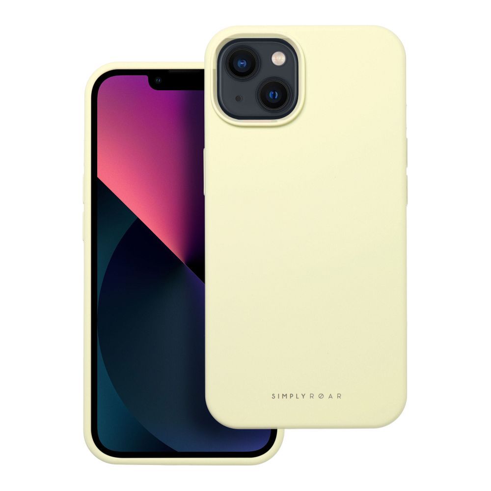 ROAR viedtālruņa apvalks CLOUD SKIN IPHONE 13 Gaiši dzeltena