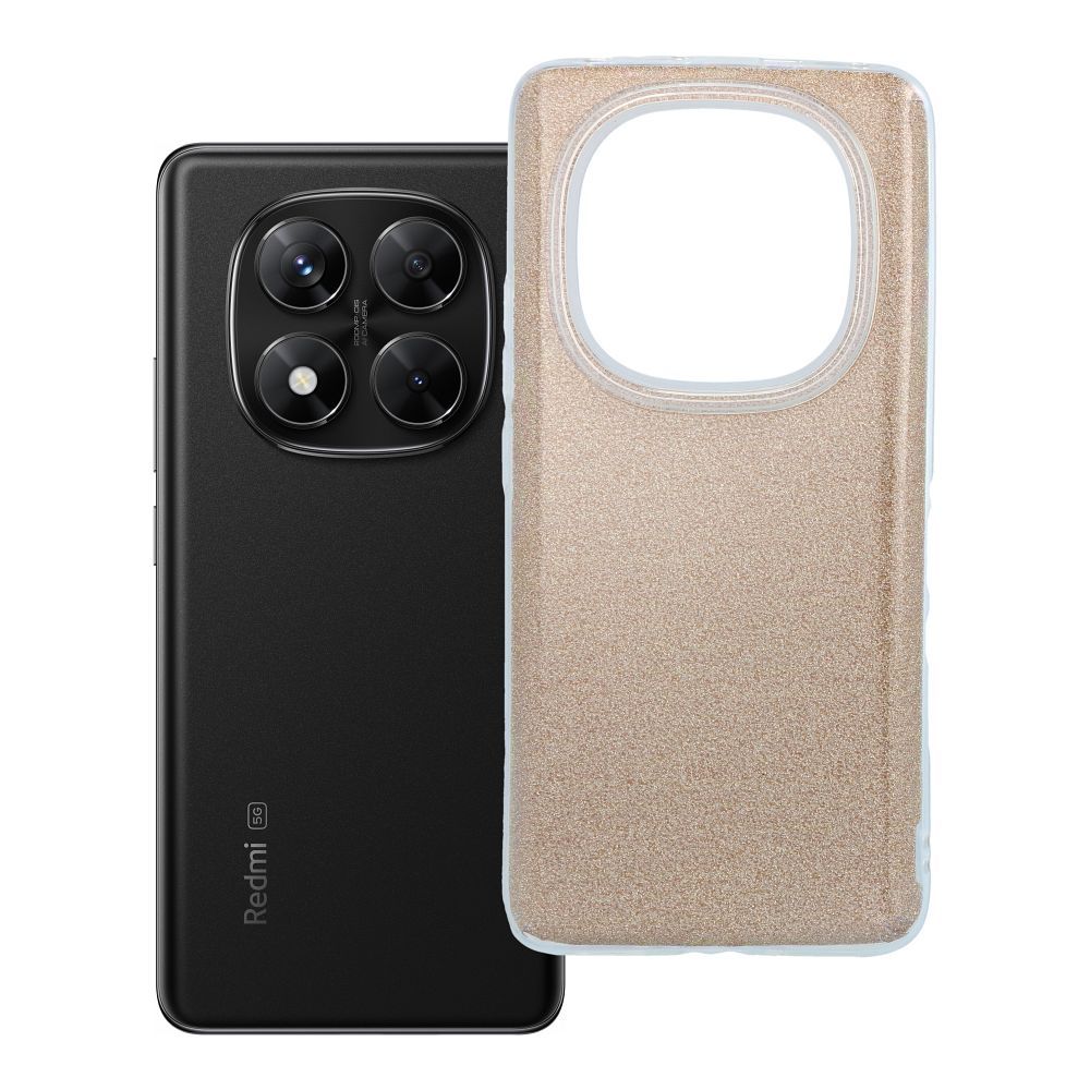 SHINING viedtālruņa apvalks XIAOMI Redmi Note 14 Pro 5G zelta