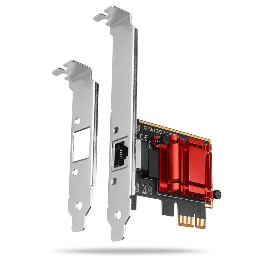 TĪKLA KARTE PCIE 2.5GBE 1 PORTA/SP&LP PCEE-G25 AXAGON