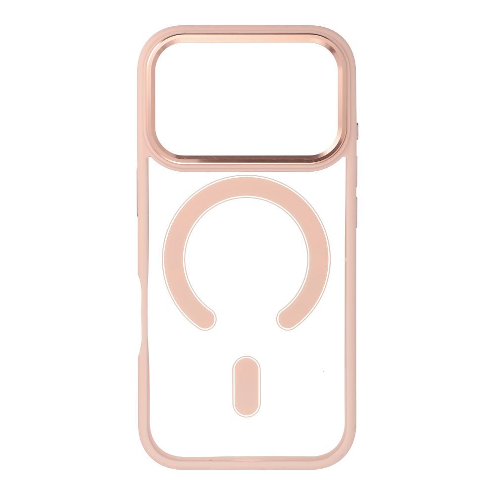 COLOR EDGE MAG COVER magnētiskais viedtālruņa apvalks, savietojams ar MagSafe, paredzēts IPHONE 17 Pro, rozā