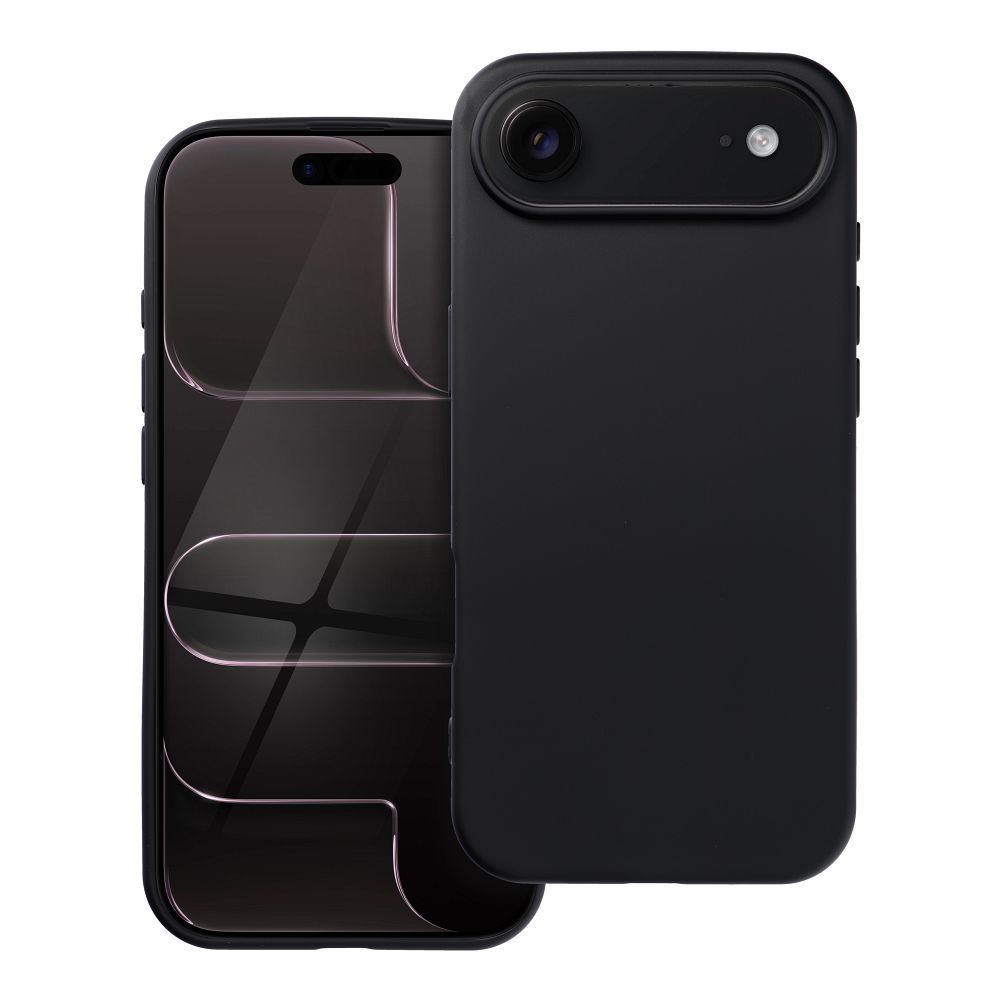 Viedtālruņa silikona apvalks IPHONE 17 Air melna krāsā