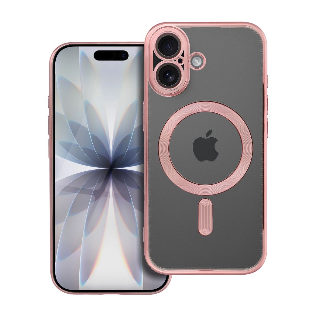 ELECTRO MAG COVER viedtālruņa apvalks ar MagSafe IPHONE 17 - rozā zelts