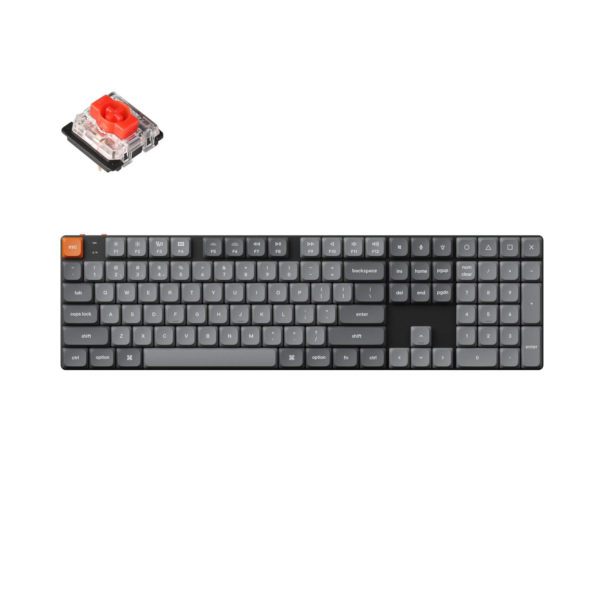 Bezvadu tastatūra KEYCHRON K5 Max melna