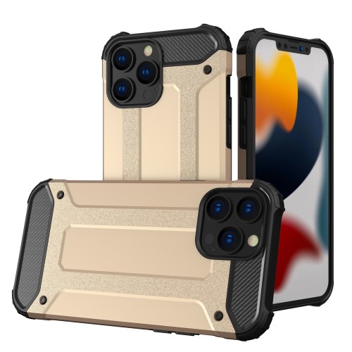 Phone Maciņš "Hybrid Armor Maciņš" Apple iPhone 13 Pro Zeltains