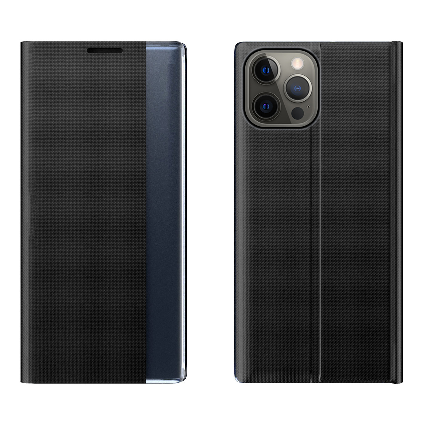 Sleep Case чехол-книжка со Smart Window для iPhone 13 Pro чёрный