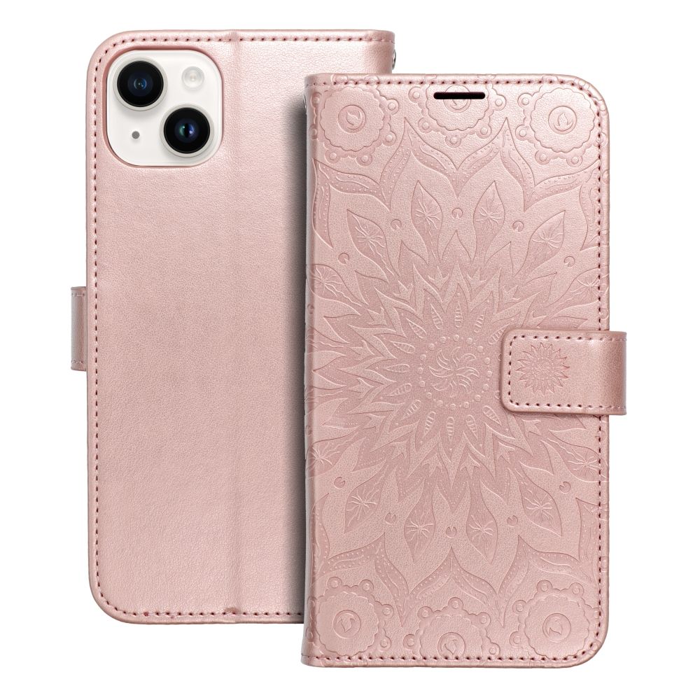 MEZZO Viedtālruņa apvalks IPHONE 14 Plus mandala rozā zelts