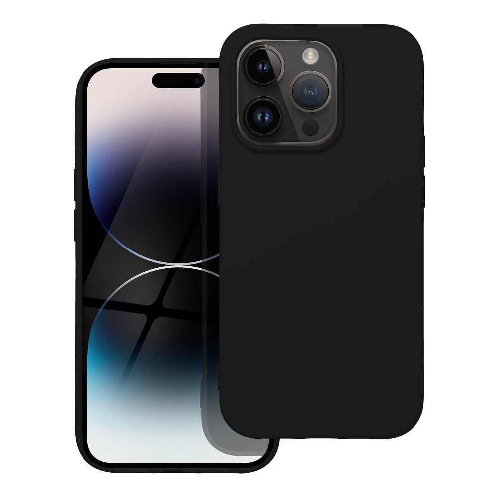 SILIKONA viedtālruņa apvalks IPHONE 14 Pro melns