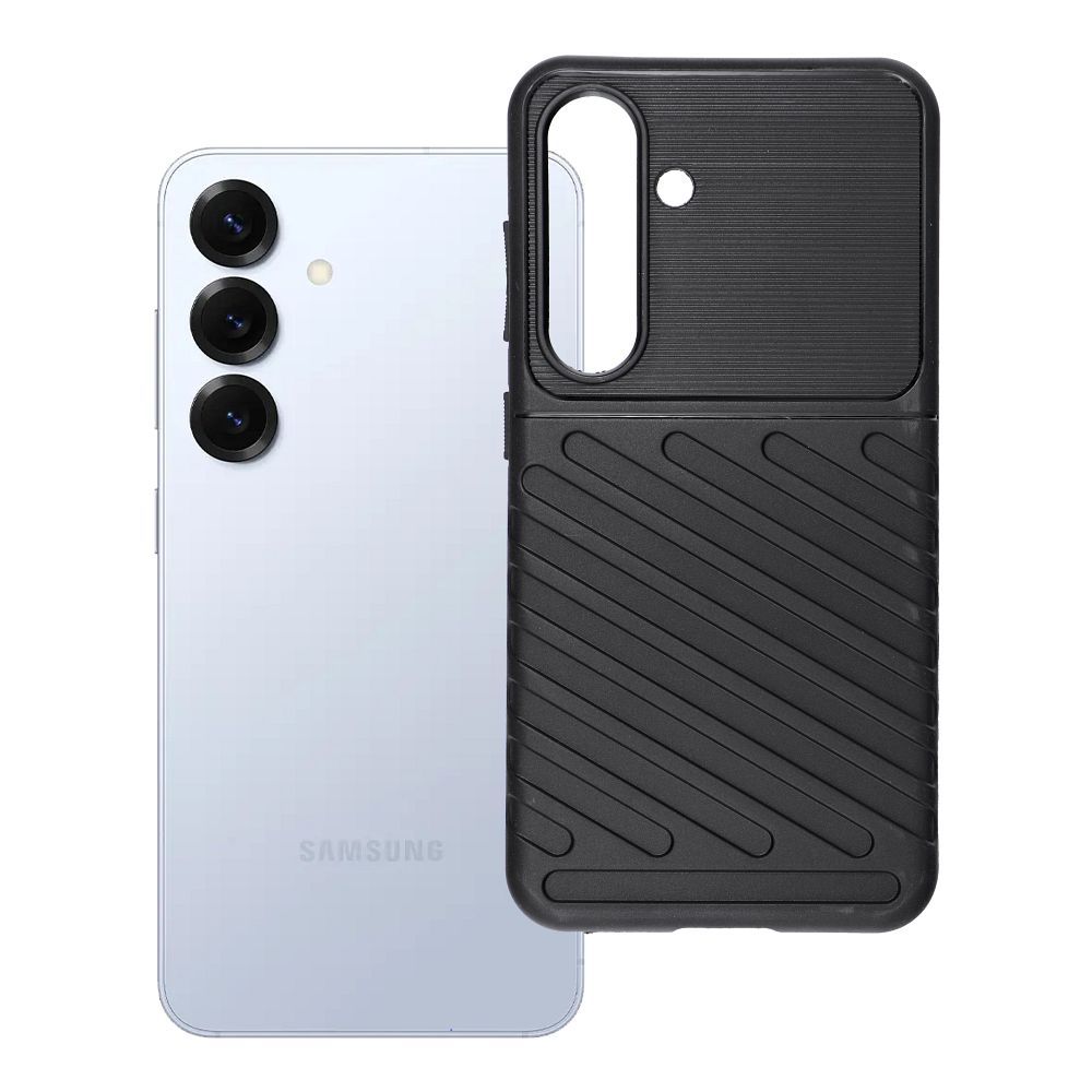 THUNDER viedtālruņa apvalks SAMSUNG S25 melns