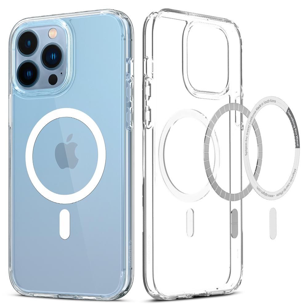Spigen Ultra Hybrid Mag viedtālruņa apvalks ar MagSafe iPhone 13 Pro Max - balts