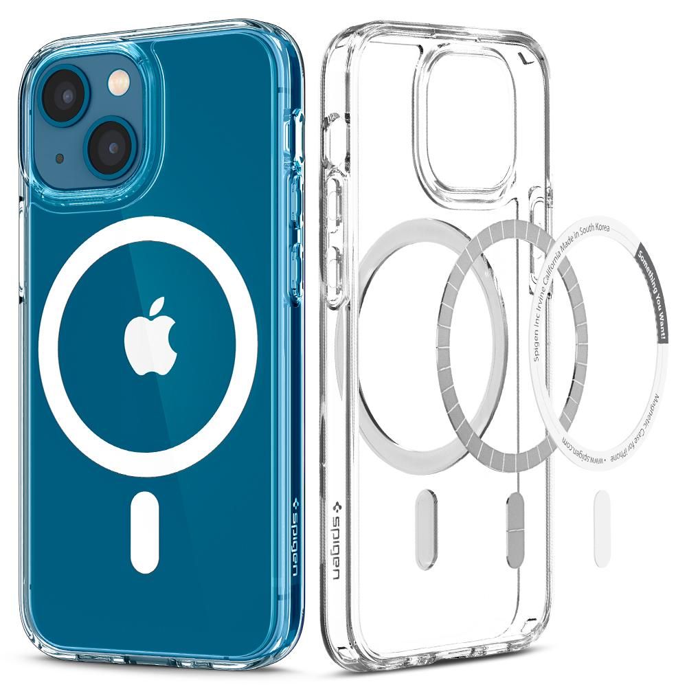 Spigen Ultra Hybrid Mag viedtālruņa apvalks ar MagSafe iPhone 13 - balts