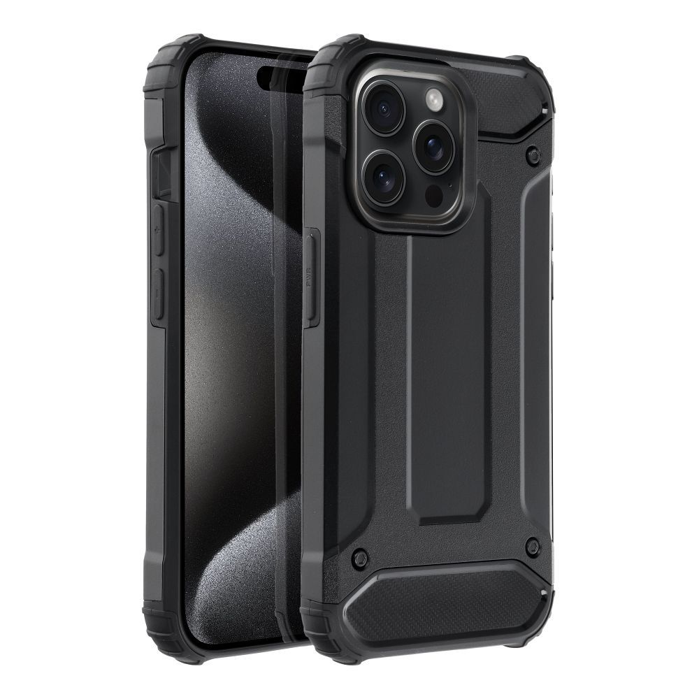 ARMOR viedtālruņa apvalks IPHONE 15 Pro melns