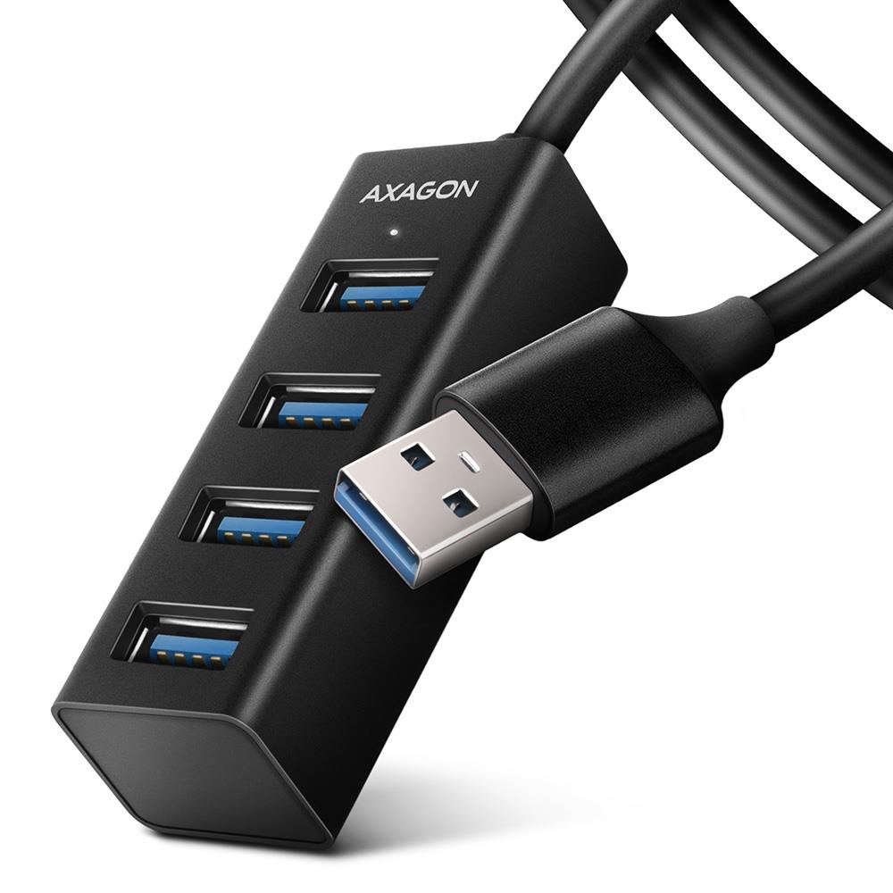 Axagon USB3.2 centrmezgls 4 porti mini 1.2m HUE-M1AL