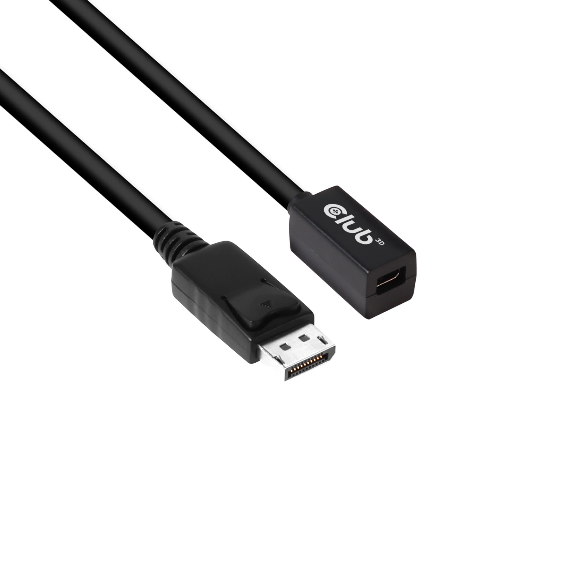 KABELIS MINI DP UZ DP 1M/M/F CAC-1120 CLUB3D