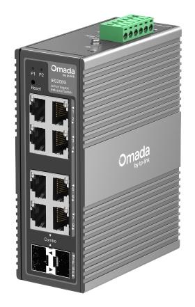 Komutators TP-Link Omada IES208G L2