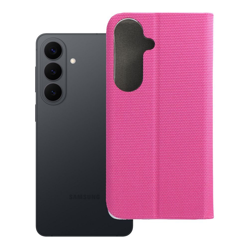 Flip чехол Samsung S26 Sensitive Book розовый