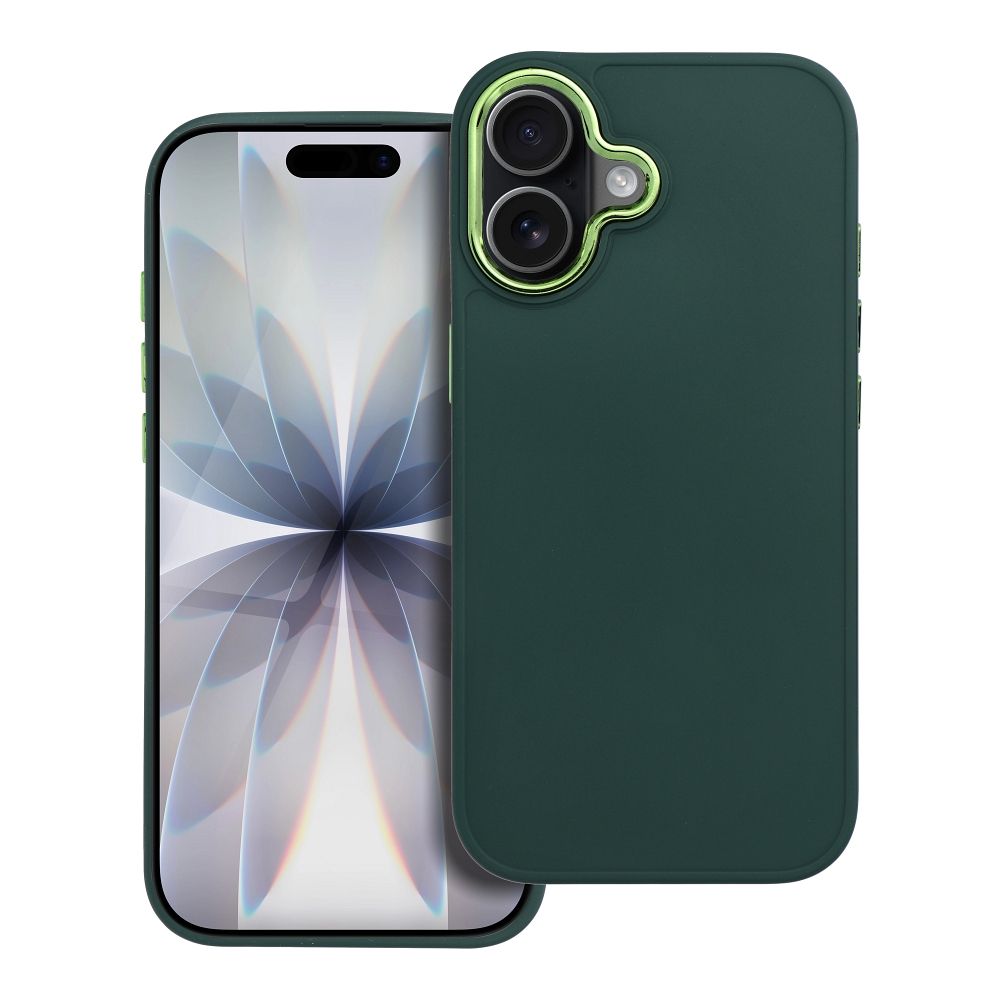 FRAME viedtālruņa apvalks IPHONE 17 zaļš