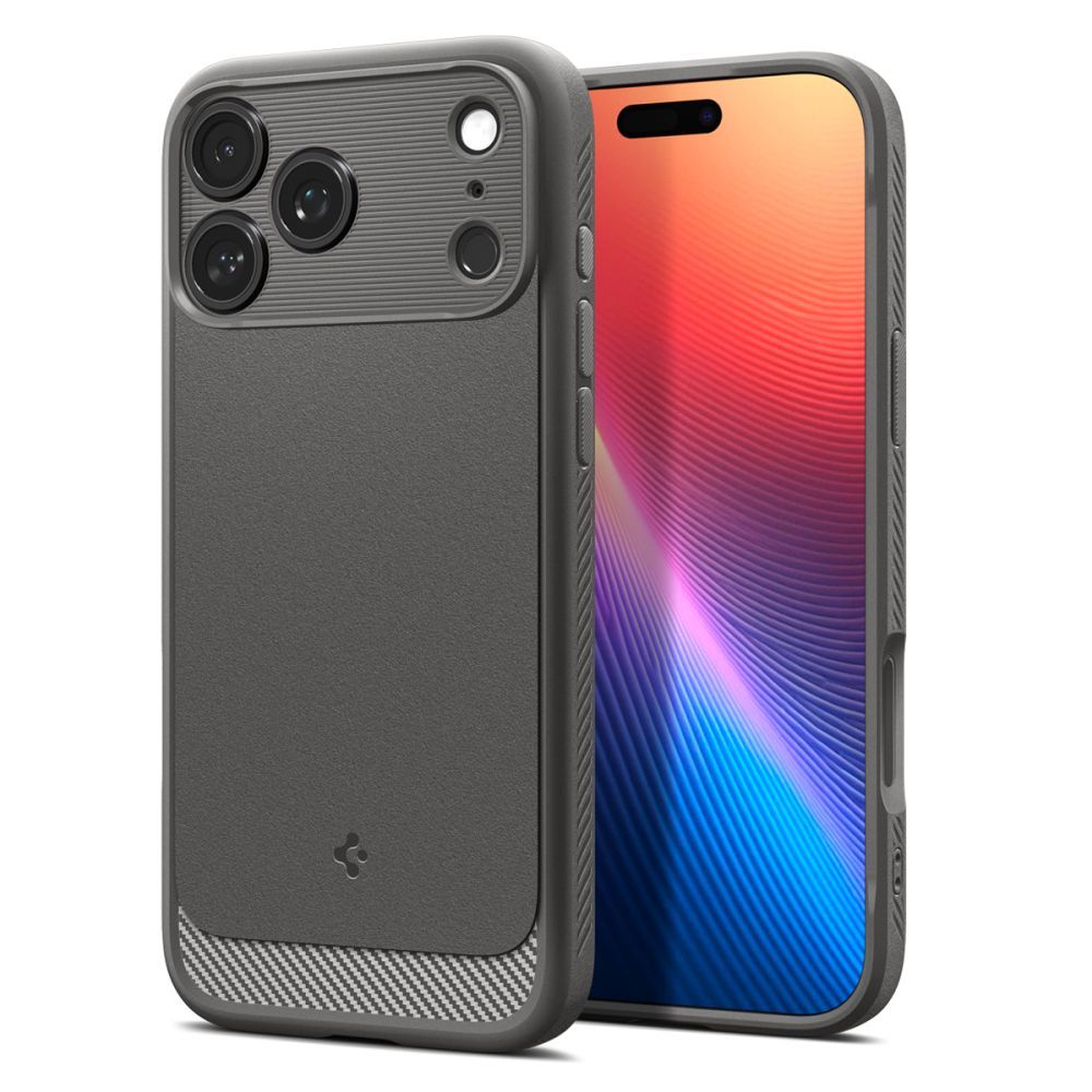 Spigen Rugged Armor Mag Magnētiskais viedtālruņa apvalks iPhone 17 Pro - Pelēks