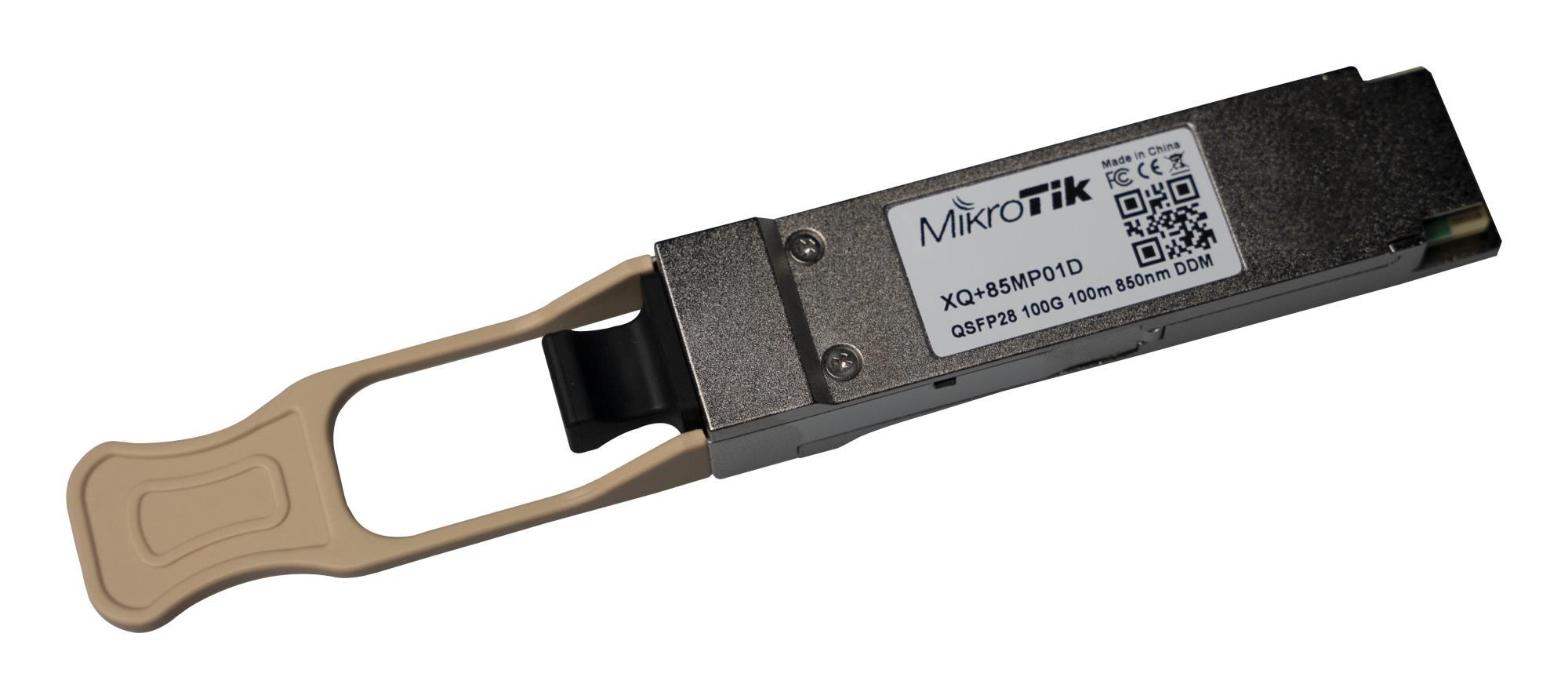 Tīkla modulis MIKROTIK 100GbE QSFP28 XQ+85MP01D