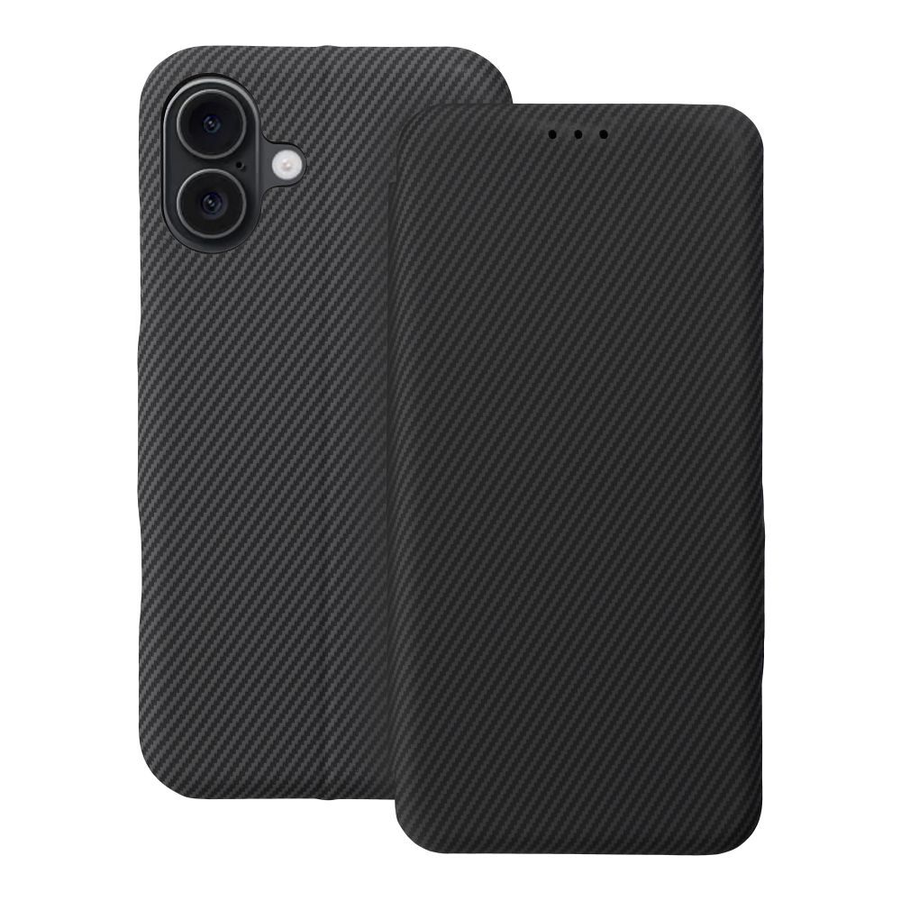 FOLIO Sānu magnētiskais grāmatas apvalks IPHONE 16 PLUS pelēks