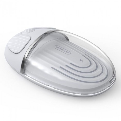 Dux Ducis CM bezvadu Bluetooth pele balta / caurspīdīga