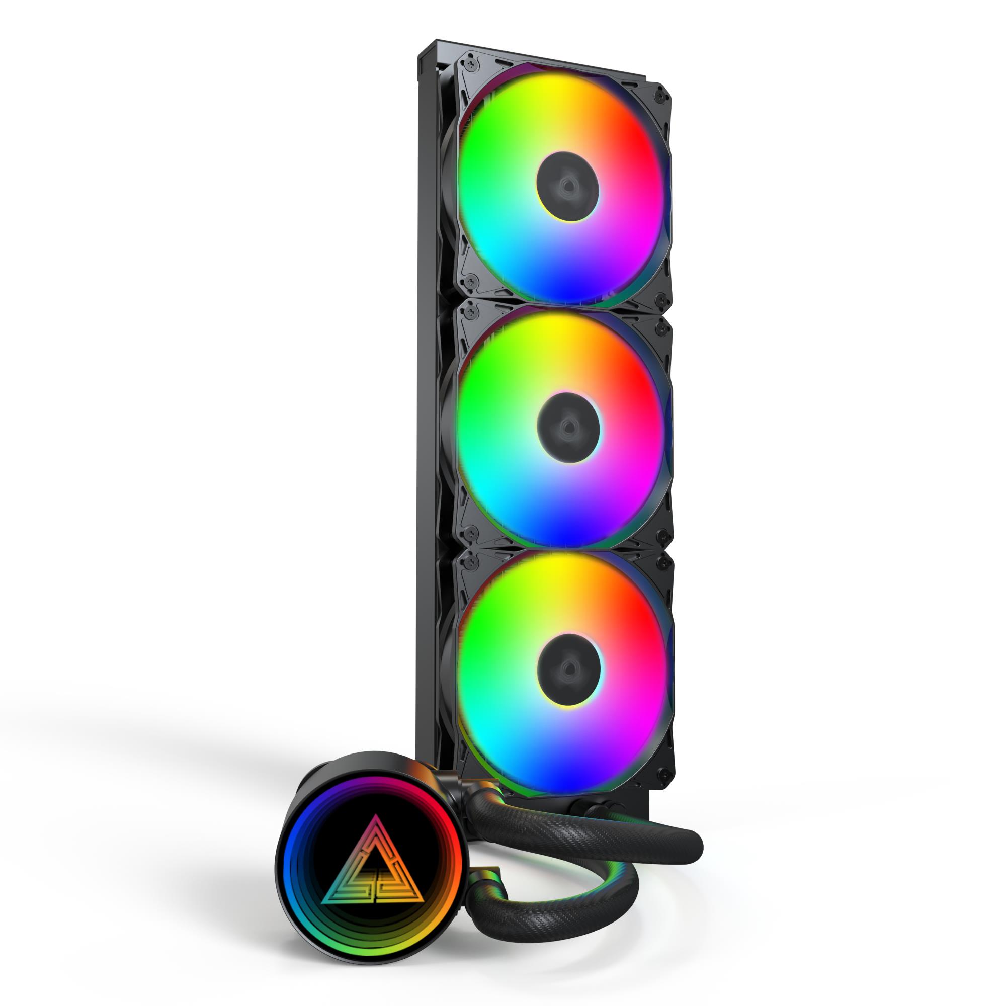 Procesora dzesētājs Montech Lightflow ARGB 360 melns