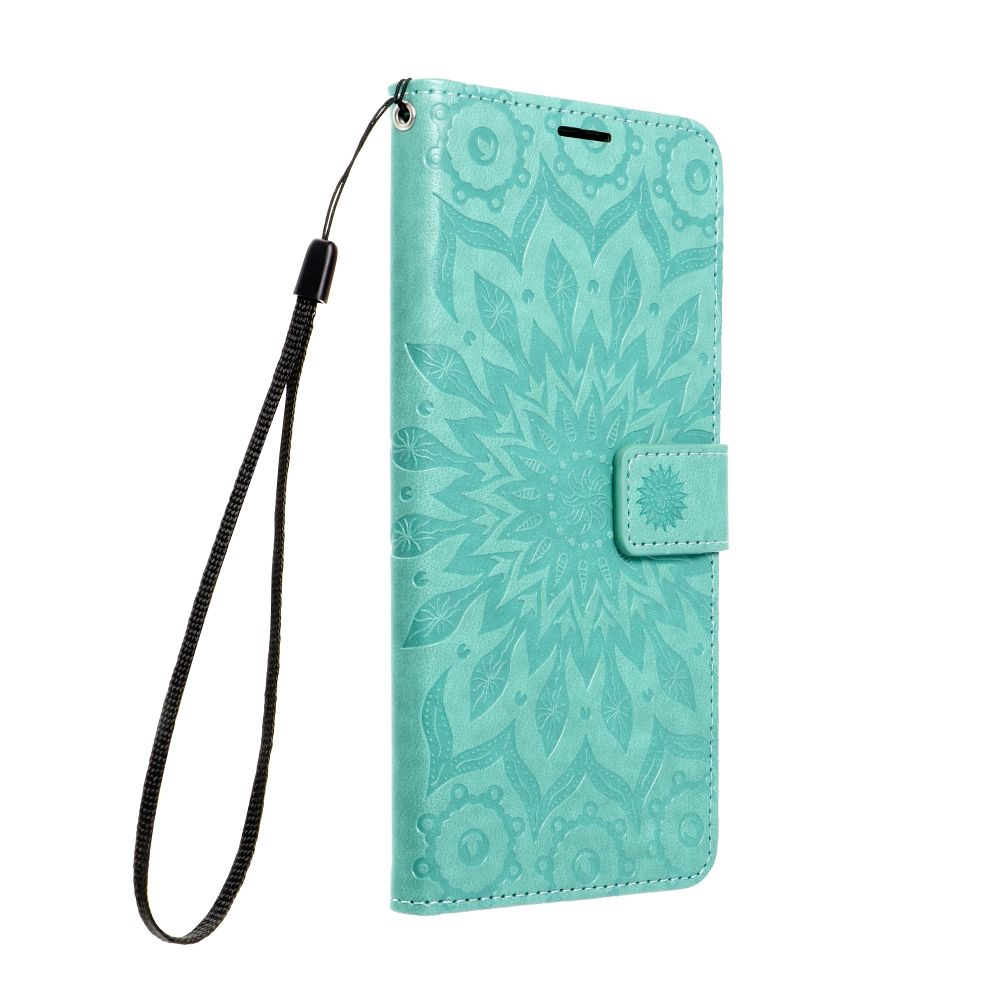 MEZZO grāmatu viedtālruņa apvalks IPHONE 17 mandala zaļa