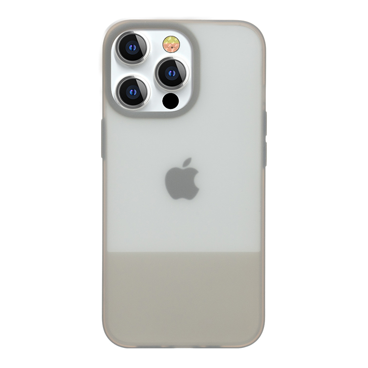 Kingxbar Plain Series viedtālruņa apvalks iPhone 13 silikona apvalks pelēks