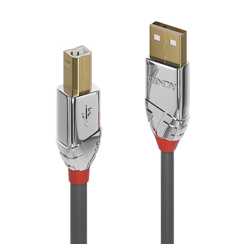 KABELIS USB2 A-B 3M/CROMO 36643 LINDY