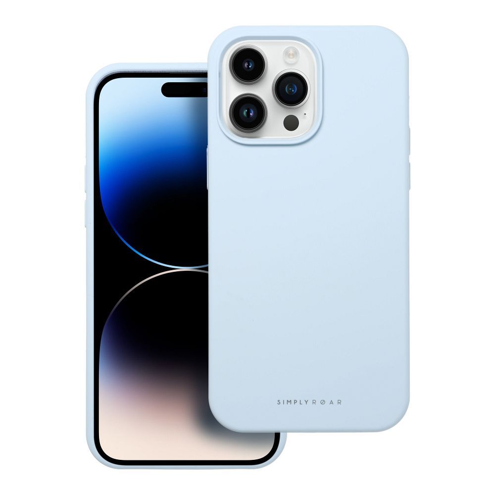 ROAR viedtālruņa apvalks CLOUD SKIN IPHONE 14 Pro Max gaiši zils