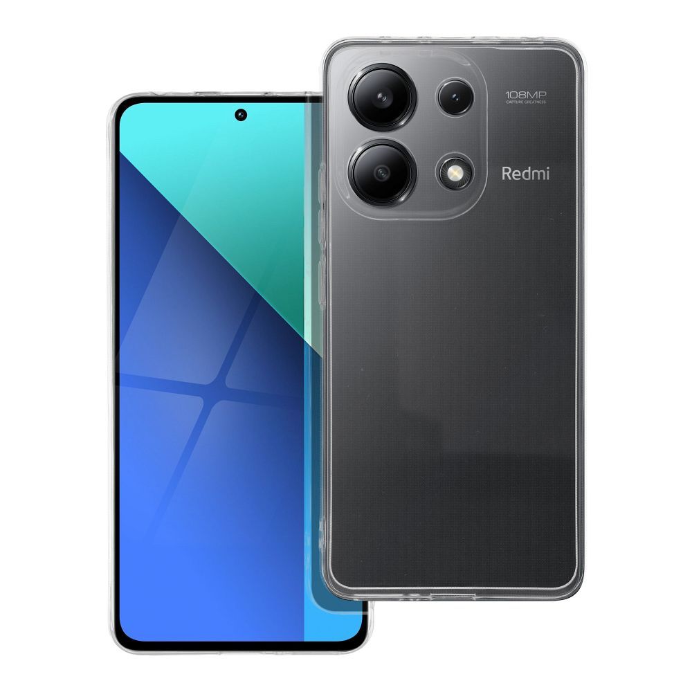 Caurspīdīgs viedtālruņa apvalks 2 mm BOX paredzēts XIAOMI Redmi Note 13 4G