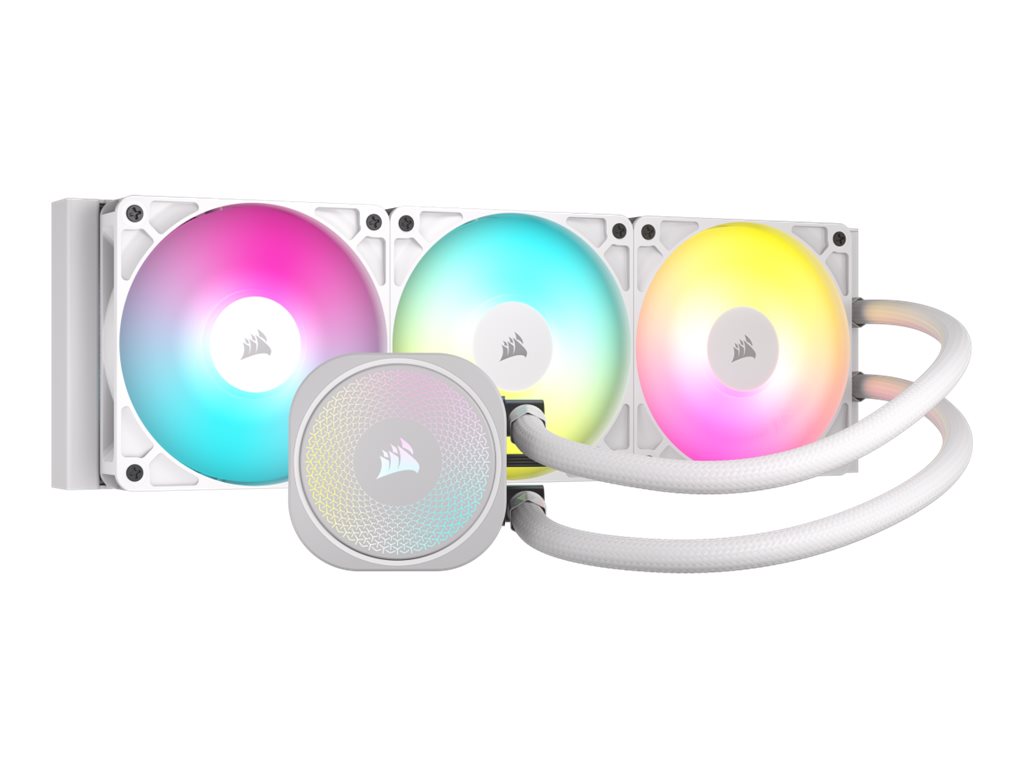 CORSAIR NAUTILUS 360 ARGB balts 360mm
