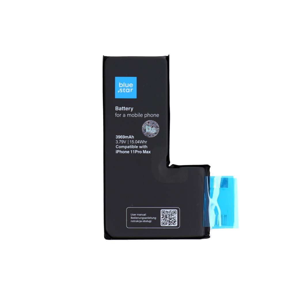 Baterija bez BMS iPhone 11 PRO MAX 3969 mAh Blue Star HQ