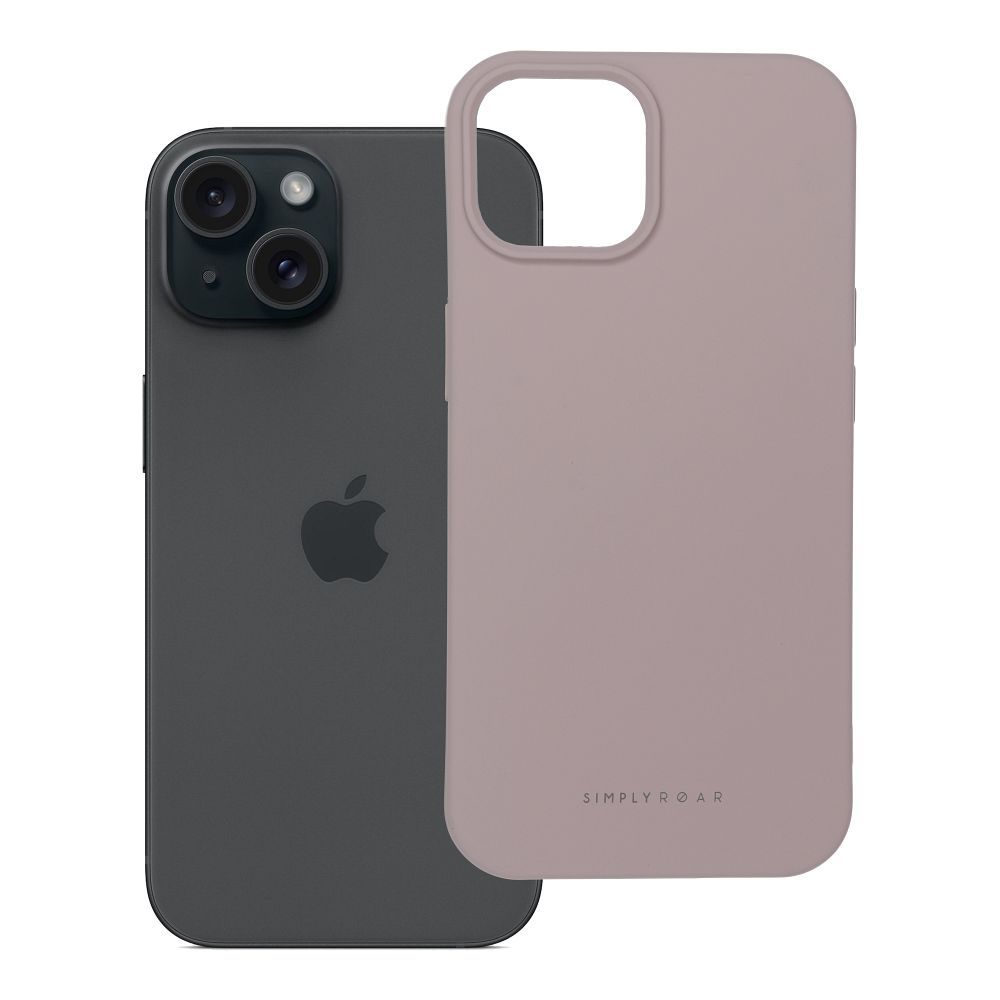 ROAR SPACE viedtālruņa apvalks iPhone 15, rozā