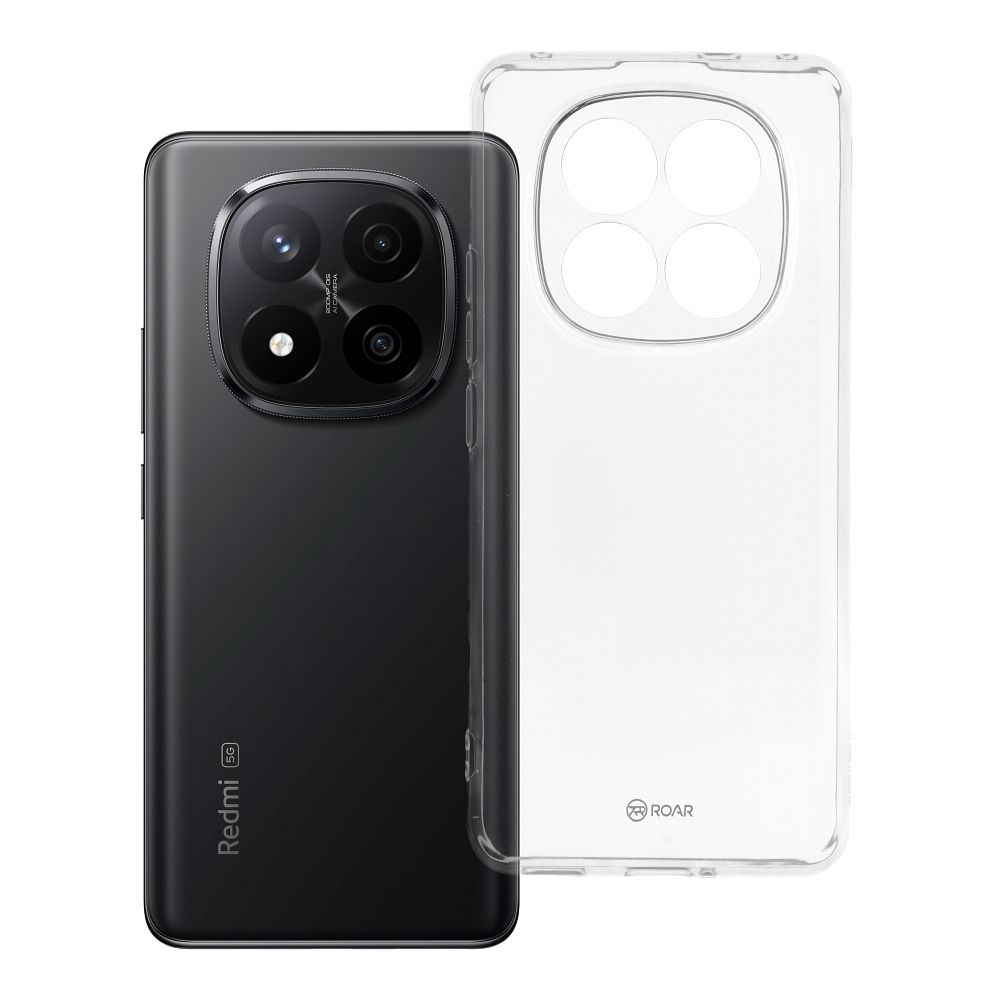 Viedtālruņa apvalks ROAR JELLY XIAOMI Redmi Note 14 Pro+ 5G caurspīdīgs
