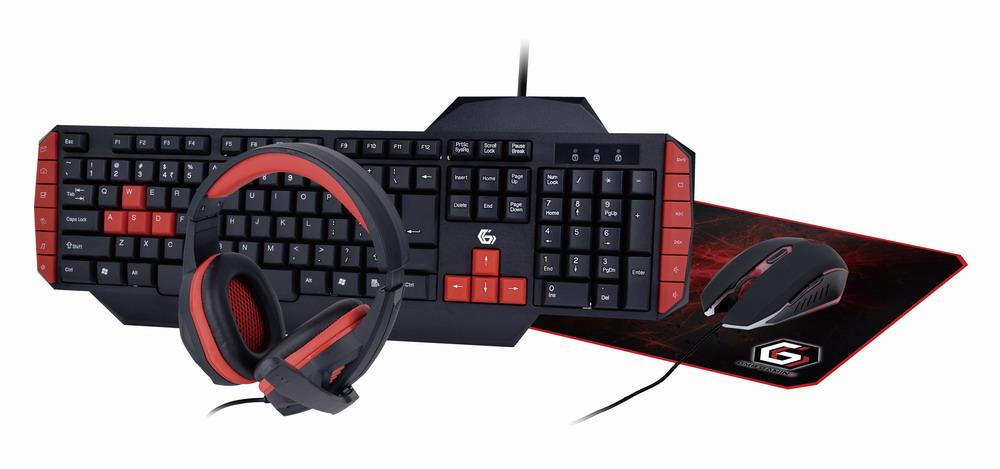 Tastatūra USB GAMING KIT ENG/ULTIMATE GGS-UMG4-02 GEMBIRD