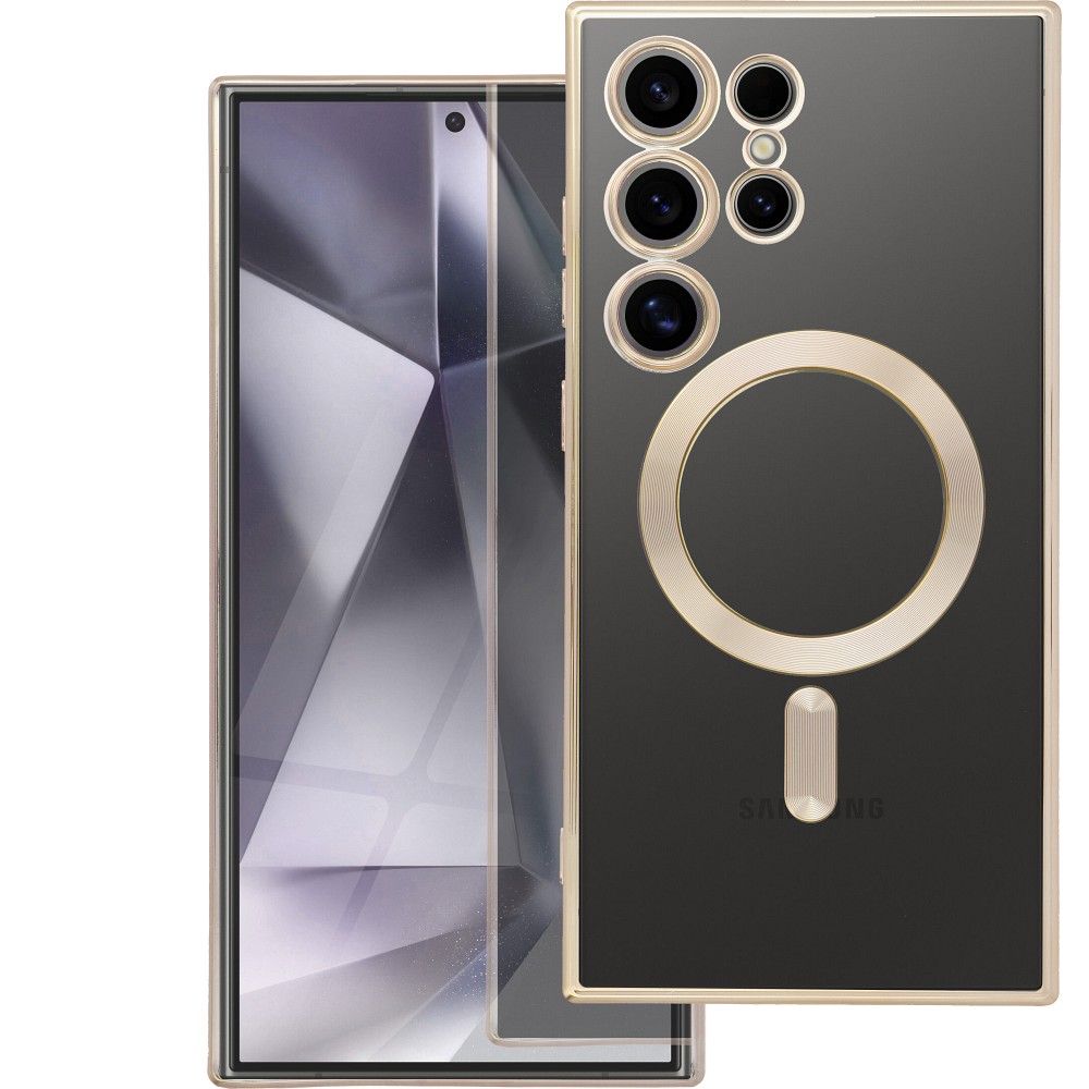 ELECTRO MAG COVER viedtālruņa apvalks ar MagSafe SAMSUNG S25 Edge - zelts