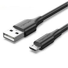 Kabelis USB2.0 uz Micro-B 2m melns Vention